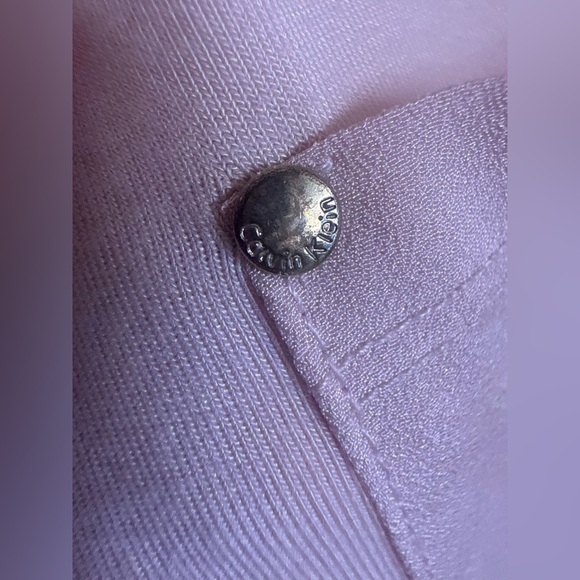 CALVIN KLEIN POCKET TEE top blouse light pink - Picture 10 of 12